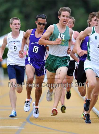 Thumbnail 1 in CIF NCS Masters Track & Field Championships (Boys 1600 and 3200) photogallery.