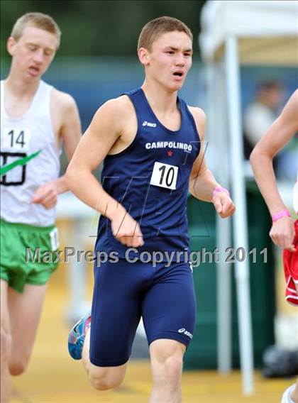 Thumbnail 2 in CIF NCS Masters Track & Field Championships (Boys 1600 and 3200) photogallery.