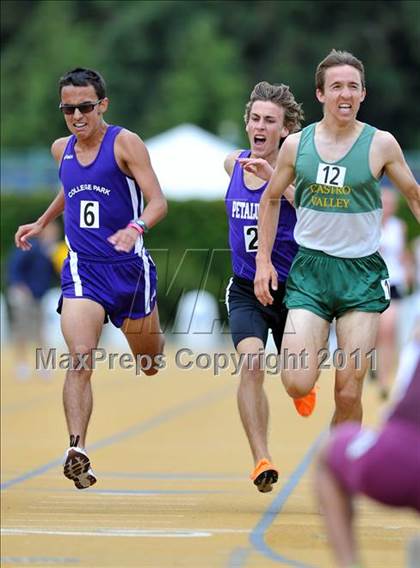 Thumbnail 1 in CIF NCS Masters Track & Field Championships (Boys 1600 and 3200) photogallery.