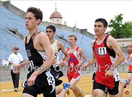 Thumbnail 1 in CIF NCS Masters Track & Field Championships (Boys 1600 and 3200) photogallery.