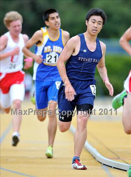 Thumbnail 1 in CIF NCS Masters Track & Field Championships (Boys 1600 and 3200) photogallery.