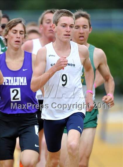 Thumbnail 1 in CIF NCS Masters Track & Field Championships (Boys 1600 and 3200) photogallery.