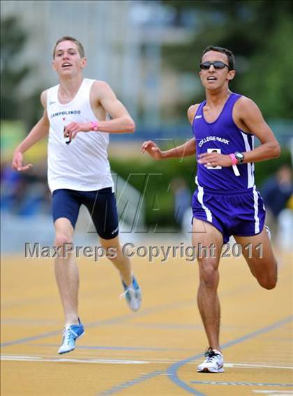 Thumbnail 2 in CIF NCS Masters Track & Field Championships (Boys 1600 and 3200) photogallery.