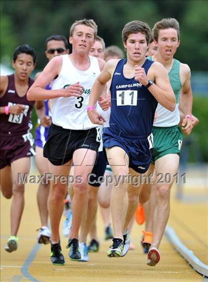 Thumbnail 1 in CIF NCS Masters Track & Field Championships (Boys 1600 and 3200) photogallery.