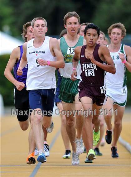 Thumbnail 2 in CIF NCS Masters Track & Field Championships (Boys 1600 and 3200) photogallery.