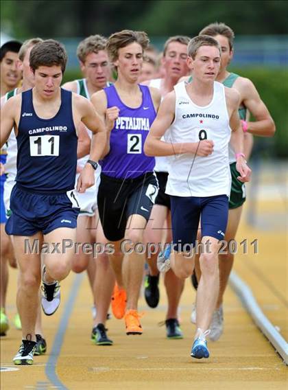 Thumbnail 2 in CIF NCS Masters Track & Field Championships (Boys 1600 and 3200) photogallery.