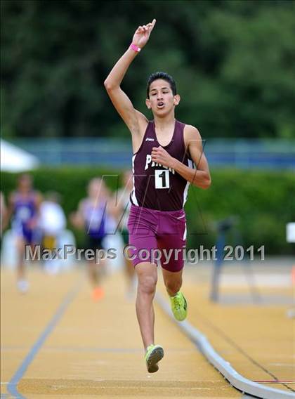 Thumbnail 3 in CIF NCS Masters Track & Field Championships (Boys 1600 and 3200) photogallery.