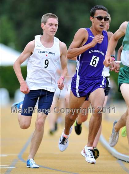 Thumbnail 2 in CIF NCS Masters Track & Field Championships (Boys 1600 and 3200) photogallery.