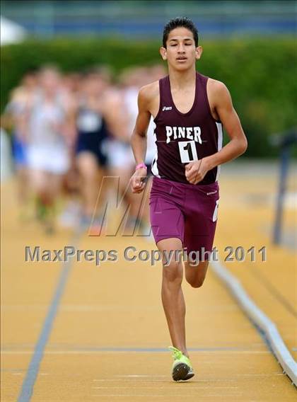 Thumbnail 1 in CIF NCS Masters Track & Field Championships (Boys 1600 and 3200) photogallery.