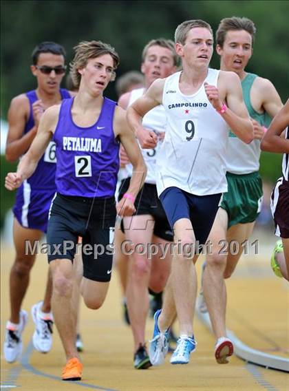 Thumbnail 2 in CIF NCS Masters Track & Field Championships (Boys 1600 and 3200) photogallery.