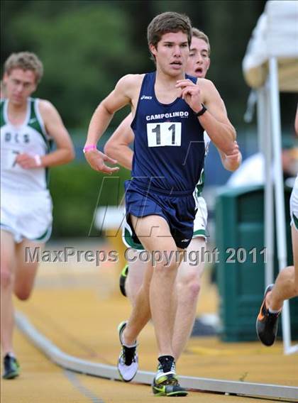 Thumbnail 1 in CIF NCS Masters Track & Field Championships (Boys 1600 and 3200) photogallery.