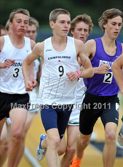 Thumbnail 1 in CIF NCS Masters Track & Field Championships (Boys 1600 and 3200) photogallery.