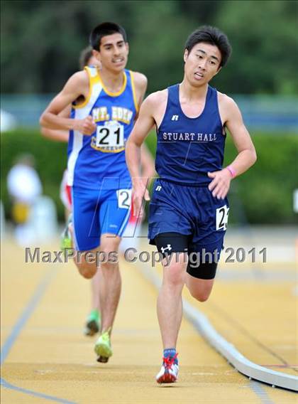 Thumbnail 2 in CIF NCS Masters Track & Field Championships (Boys 1600 and 3200) photogallery.