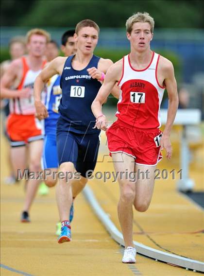 Thumbnail 2 in CIF NCS Masters Track & Field Championships (Boys 1600 and 3200) photogallery.