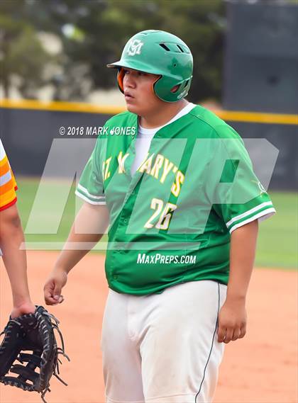 Thumbnail 3 in Seton Catholic vs. St. Mary's (AIA 4A Round 2B Playoff) photogallery.