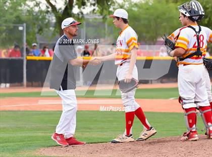 Thumbnail 1 in Seton Catholic vs. St. Mary's (AIA 4A Round 2B Playoff) photogallery.