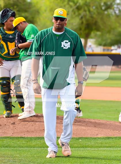 Thumbnail 3 in Seton Catholic vs. St. Mary's (AIA 4A Round 2B Playoff) photogallery.