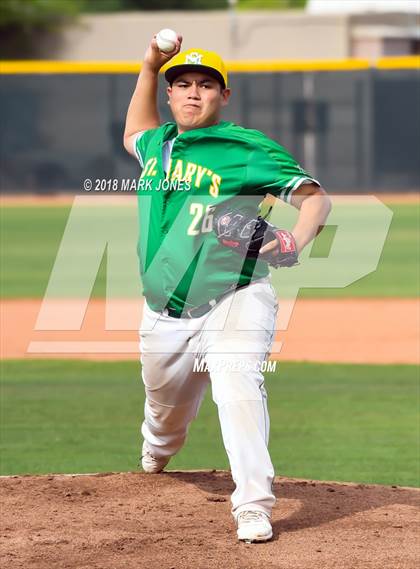Thumbnail 2 in Seton Catholic vs. St. Mary's (AIA 4A Round 2B Playoff) photogallery.