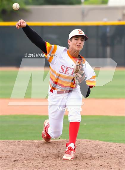 Thumbnail 1 in Seton Catholic vs. St. Mary's (AIA 4A Round 2B Playoff) photogallery.