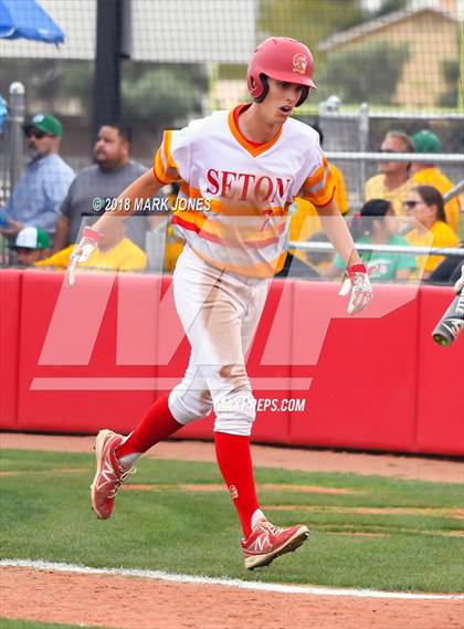 Thumbnail 2 in Seton Catholic vs. St. Mary's (AIA 4A Round 2B Playoff) photogallery.