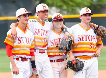 Thumbnail 2 in Seton Catholic vs. St. Mary's (AIA 4A Round 2B Playoff) photogallery.