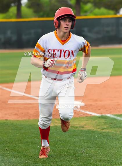 Thumbnail 3 in Seton Catholic vs. St. Mary's (AIA 4A Round 2B Playoff) photogallery.