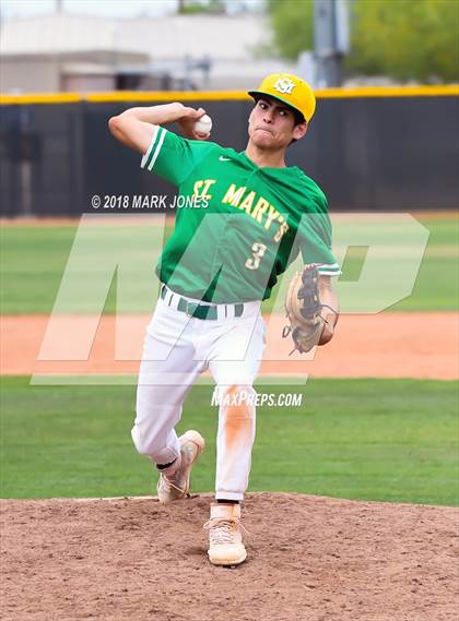 Thumbnail 1 in Seton Catholic vs. St. Mary's (AIA 4A Round 2B Playoff) photogallery.