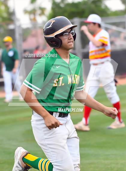 Thumbnail 3 in Seton Catholic vs. St. Mary's (AIA 4A Round 2B Playoff) photogallery.