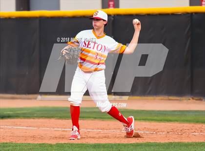 Thumbnail 3 in Seton Catholic vs. St. Mary's (AIA 4A Round 2B Playoff) photogallery.