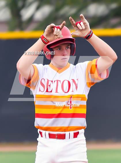 Thumbnail 3 in Seton Catholic vs. St. Mary's (AIA 4A Round 2B Playoff) photogallery.
