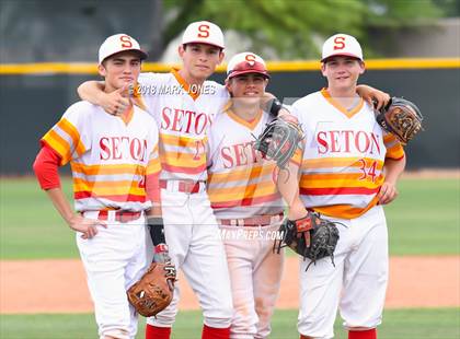 Thumbnail 1 in Seton Catholic vs. St. Mary's (AIA 4A Round 2B Playoff) photogallery.