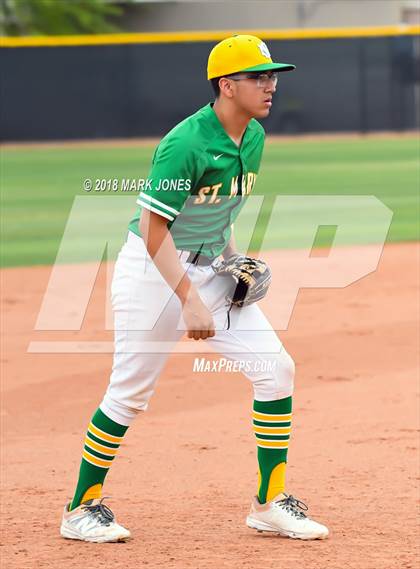 Thumbnail 1 in Seton Catholic vs. St. Mary's (AIA 4A Round 2B Playoff) photogallery.