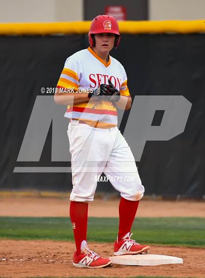 Thumbnail 2 in Seton Catholic vs. St. Mary's (AIA 4A Round 2B Playoff) photogallery.