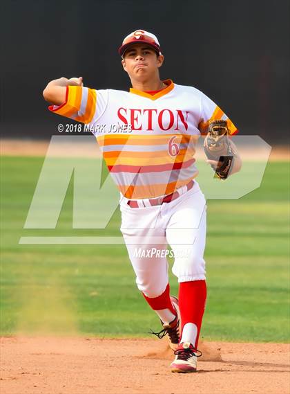 Thumbnail 3 in Seton Catholic vs. St. Mary's (AIA 4A Round 2B Playoff) photogallery.