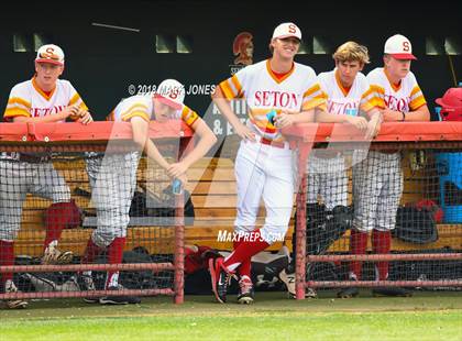 Thumbnail 2 in Seton Catholic vs. St. Mary's (AIA 4A Round 2B Playoff) photogallery.