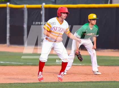 Thumbnail 2 in Seton Catholic vs. St. Mary's (AIA 4A Round 2B Playoff) photogallery.