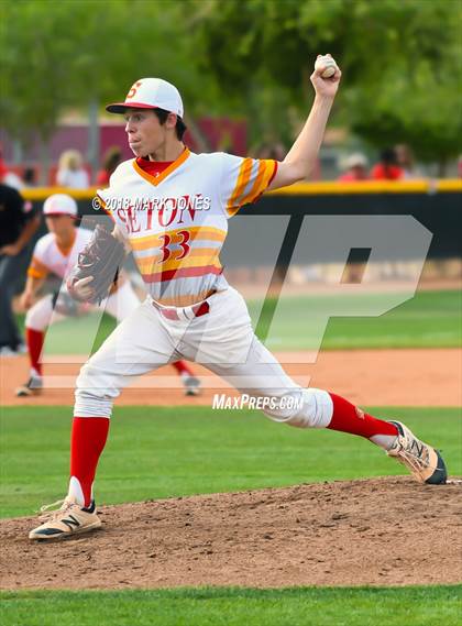 Thumbnail 3 in Seton Catholic vs. St. Mary's (AIA 4A Round 2B Playoff) photogallery.