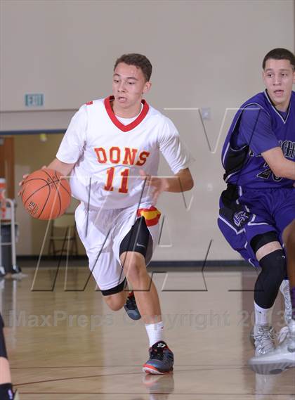 Thumbnail 1 in Rancho Cucamonga vs. Cathedral Catholic (MaxPreps Holiday Classic) photogallery.