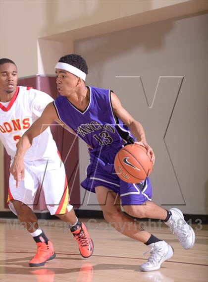 Thumbnail 1 in Rancho Cucamonga vs. Cathedral Catholic (MaxPreps Holiday Classic) photogallery.