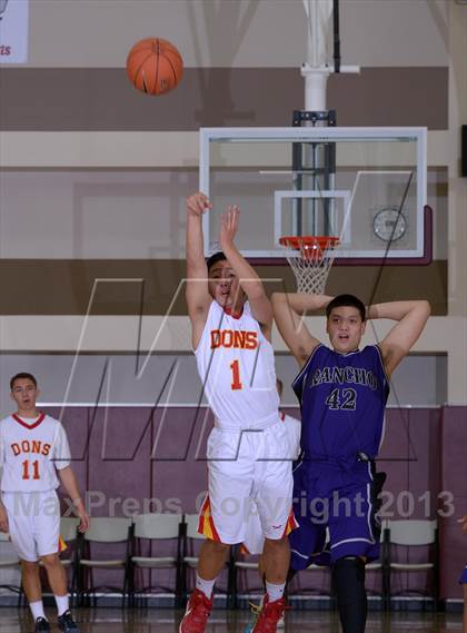 Thumbnail 2 in Rancho Cucamonga vs. Cathedral Catholic (MaxPreps Holiday Classic) photogallery.