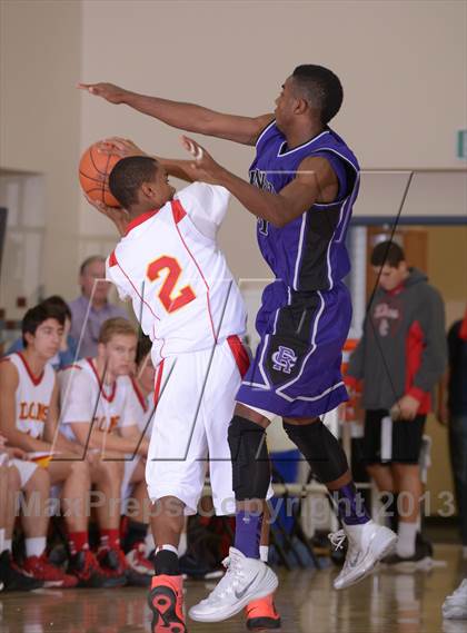 Thumbnail 2 in Rancho Cucamonga vs. Cathedral Catholic (MaxPreps Holiday Classic) photogallery.