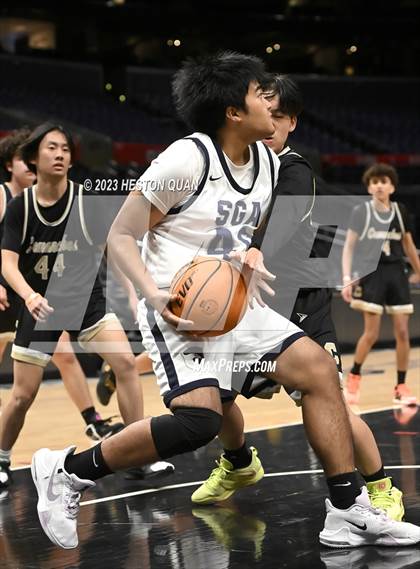 Thumbnail 2 in Canyon vs. San Gabriel Academy photogallery.