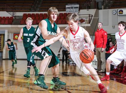 Thumbnail 2 in Faith Christian vs. Iowa Park (Fantasy of Lights Tournament) photogallery.