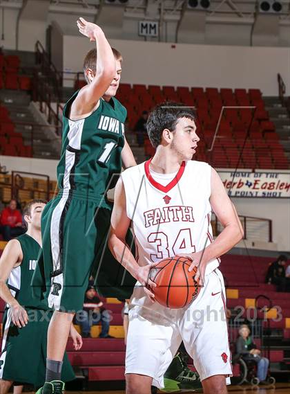 Thumbnail 1 in Faith Christian vs. Iowa Park (Fantasy of Lights Tournament) photogallery.