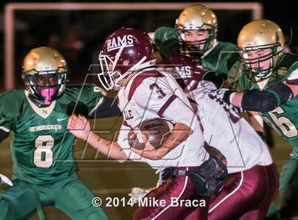 Thumbnail 2 in La Salle Academy @ Bishop Hendricken (MaxPreps Rivalry Series) photogallery.