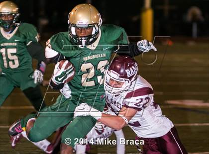 Thumbnail 3 in La Salle Academy @ Bishop Hendricken (MaxPreps Rivalry Series) photogallery.