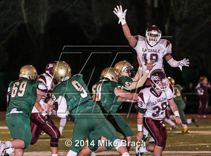 Thumbnail 2 in La Salle Academy @ Bishop Hendricken (MaxPreps Rivalry Series) photogallery.