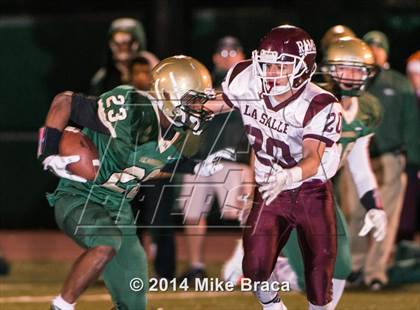 Thumbnail 1 in La Salle Academy @ Bishop Hendricken (MaxPreps Rivalry Series) photogallery.
