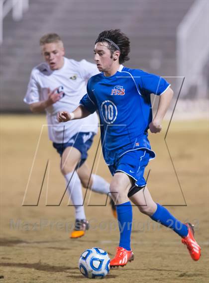 Thumbnail 2 in Roberson vs. Sanderson (NCHSAA 4A Final) photogallery.