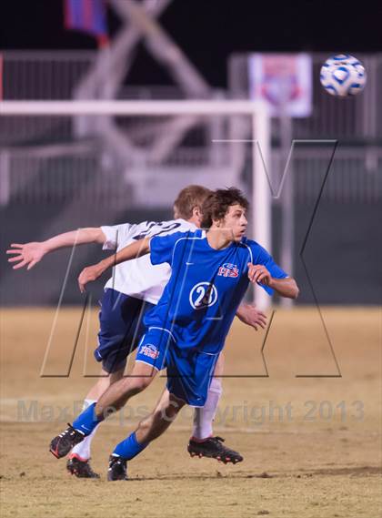 Thumbnail 3 in Roberson vs. Sanderson (NCHSAA 4A Final) photogallery.